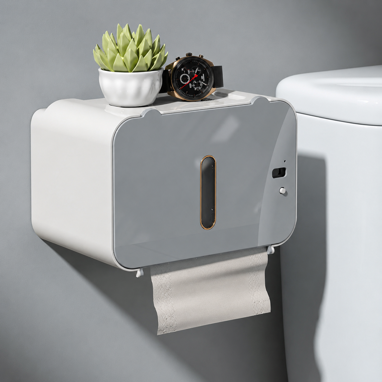 Dispensador de papel con sensor