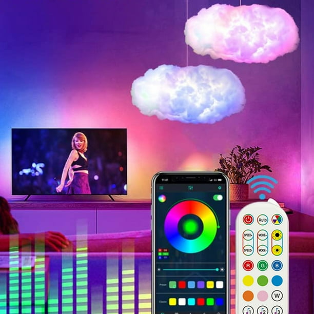 LUCES NAVIDAD NUBE RGB BLUETOOTH
