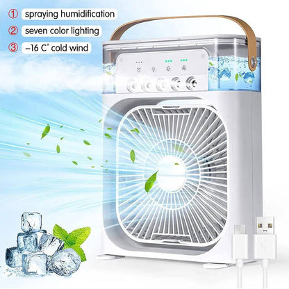 MINI VENTILADOR HUMIDIFICADOR ENFRIADOR