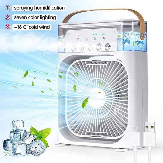 MINI VENTILADOR HUMIDIFICADOR ENFRIADOR