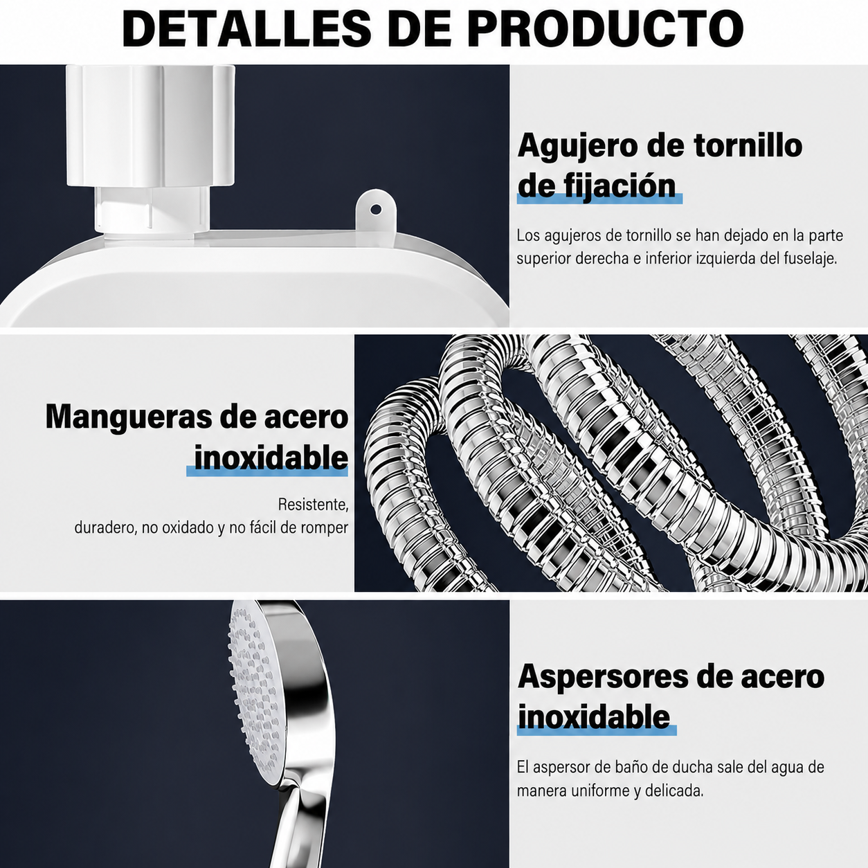 Ducha Con Calentador De Agua