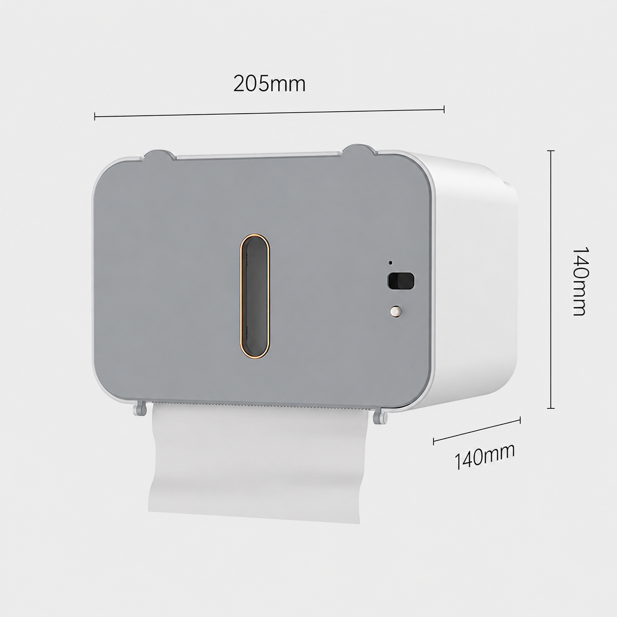 Dispensador de papel con sensor