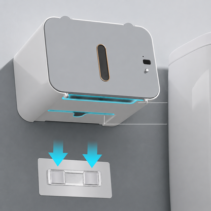 Dispensador de papel con sensor