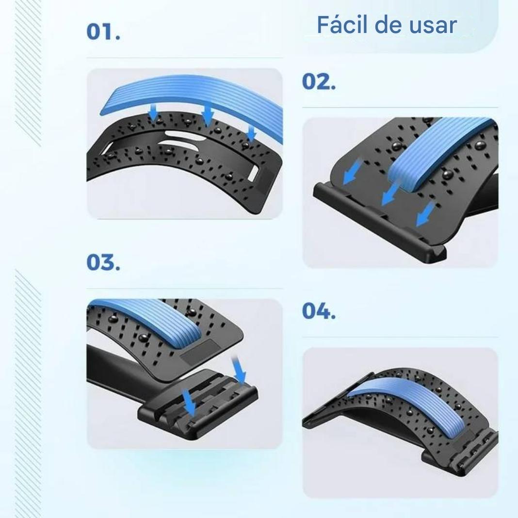 Estirador Espalda Soporte Lumbar ABS