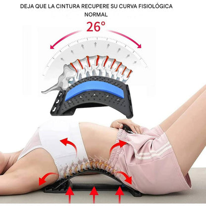 Estirador Espalda Soporte Lumbar ABS