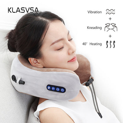 Masajeador Almohada De Cuello Electrico